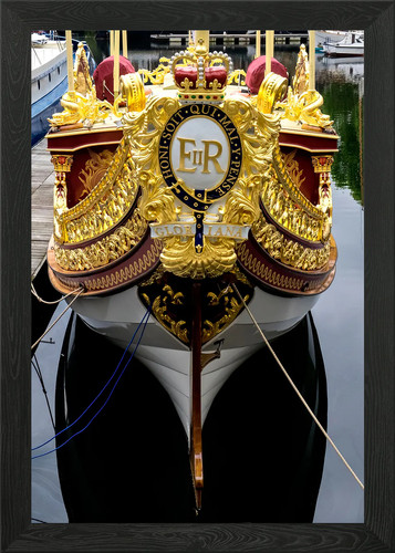 Gloriana royal barge - royal, framed