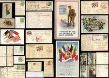 WW1 MILITARY POSTCARDS GB