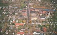 Postcard NY Brockport Aerial