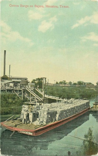 Houston cotton barge on - houston,
